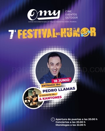 Pedro Llamas inaugura este jueves la séptima edición del Festival del Humor en OMY