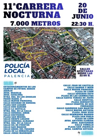 Afecciones al tráfico con motivo de la Nocturna Monumental
