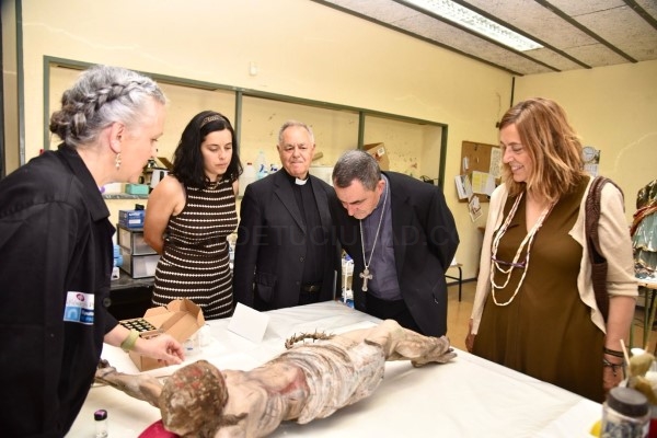 La docena de profesionales de la décimo segunda edición del Taller de Restauración de Obras de Arte se ocuparán de recuperar un total de 38 piezas
