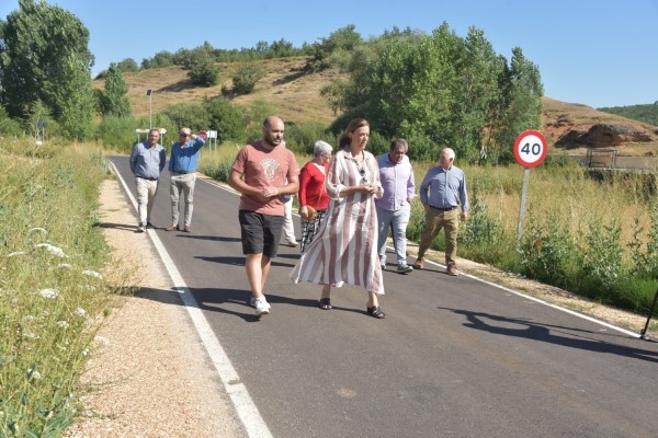 La Diputación mejora de la seguridad y la conectividad de la comarca de La Valdavia con la renovación integral del firme de la carretera PP-2290