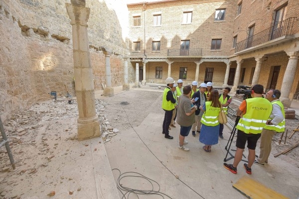 El Castillo de Monzón inicia su transformación para convertirse en un gran Centro Cultural Polivalente con ayuda de la Diputación de Palencia