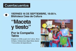 Cuentacuentos "Maceta y tiesto"