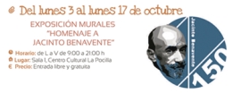 Exposición murales "Homenaje a Jacinto Benavente"
