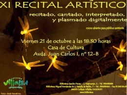 XI RECITAL ARTÍSTICO BIBLIOTECAS MUNICIPALES