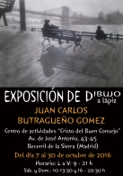 Exposición de dibujo a lápiz de Juan Carlos Butragueño Gómez