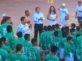 Curso de fútbol para la integración