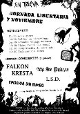 Jornadas Libertarias en el CSOA La Fábrika
