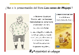 Presentación del libro "Los casos de Mojopí" de Ángel Fernández de Cano