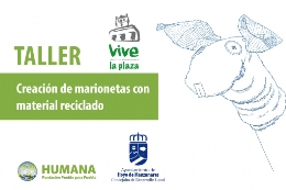 Taller infantil de creación de marionetas recicladas