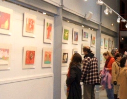 Exposición de pintura infantil del Taller de Crearte