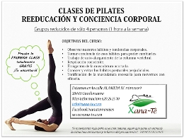 Clases de Pilates, reeducación y conciencia corporal