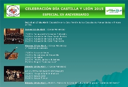 CELEBRACIÓN DÍA CASTILLA Y LEÓN 2015, ESPECIAL XV ANIVERSARIO
