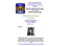 TALLER DE MEDITACIÓN: "VIAJE SONORO A TRAVÉS DE LOS CHAKRAS"