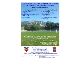 XIV Torneo Internacional de Fútbol ‘Memorial Víctor del Campo’