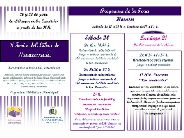 X FERIA DEL LIBRO DE NAVACERRADA