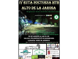IV Ruta Nocturna MTB “Alto de La Jarosa”