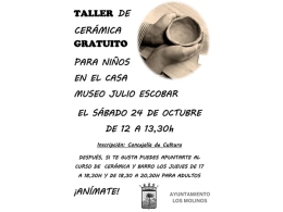 Taller de cerámica para niños