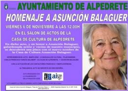 Homenaje a Asunción Balaguer