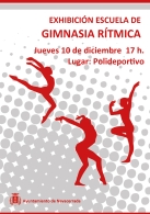 Exhibición de gimnasia rítmica
