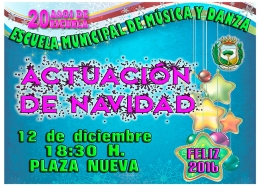 Concierto de Navidad de la Escuela Municipal de Música y Danza