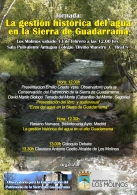Jornada: La gestión histórica del agua en la Sierra de Guadarrama