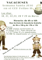 ‘Días sin Cole’ de Semana Santa