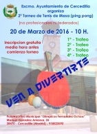 II Torneo de Tenis de Mesa de Cercedilla