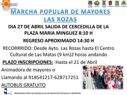 Marcha Popular de Mayores de las Rozas