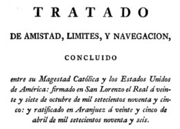 El Tratado de San Lorenzo del Escorial