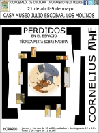 Perdidos en el espacio: Exposición de técnica Mixta sobre madera