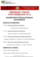 Semifinales y Finales Copa Federación 15/16