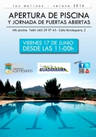 Apertura de la Piscina Municipal y Jornada de Puertas Abiertas