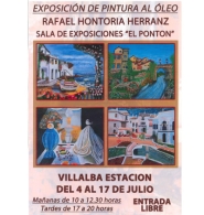 Pintura al óleo de Rafael Hontoria Herranz