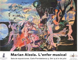L’enfer musical, pinturas de Marian Alzola