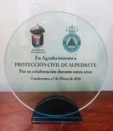 Reconocimiento a Protección Civil de Alpedrete