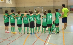 El equipo alevín de fútbol sala de Cercedilla pasa a una segunda fase tras proclamarse campeón de ADS