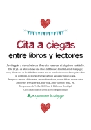CITA A CIEGAS CON LOS LIBROS ESTE SAN VALENTÍN EN GALAPAGAR
