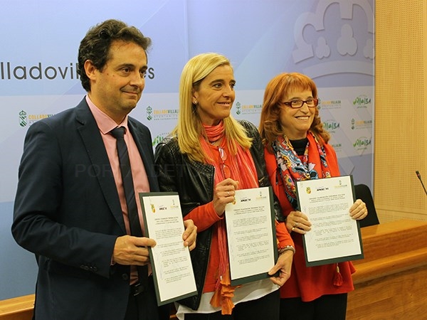 Convenio de Colaboración entre el Ayuntamiento, Apascovi y el CUC Villalba