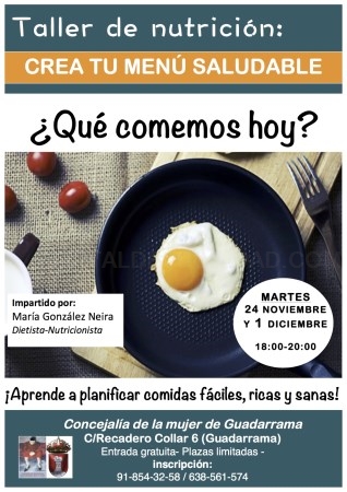 Guadarrama apuesta por los beneficios de la alimentación saludable con el taller ¿Qué comemos hoy?