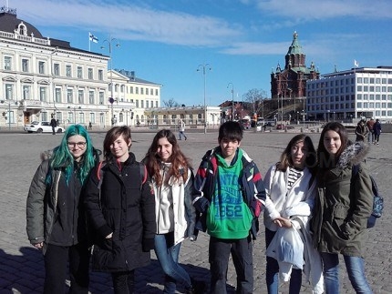 Seis alumnos del IES Alpedrete participan en el programa Erasmus+ celebrado en Finlandia