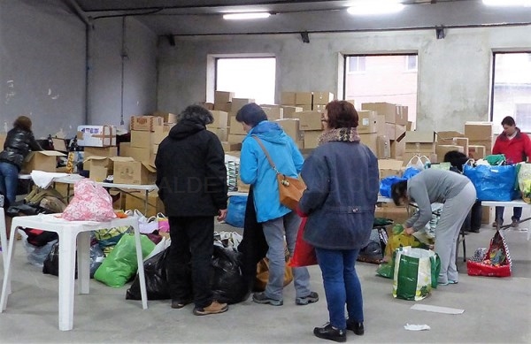 Cercedilla se vuelca con los refugiados sirios