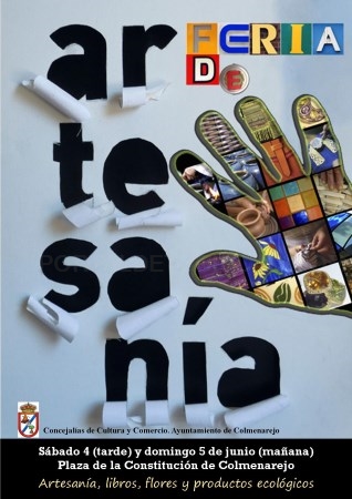 Feria de Artesanía, sábado 4 y domingo 5 de junio en la Plaza de la Constitución de Colmenarejo