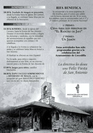 Cercedilla celebrara la tradicional Fiesta de San Antonio