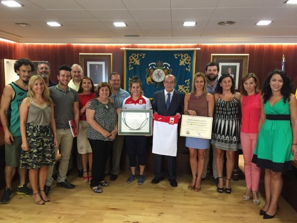 El Escorial rinde público reconocimiento a la deportista Patricia García por su participación en Rio’16