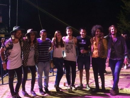 Marlon festejó entre el público el Festival Stone