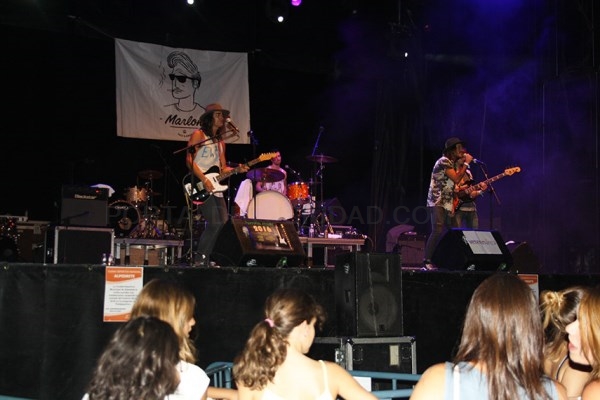 Marlon festejó entre el público el Festival Stone