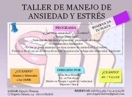 Taller de manejo de la ansiedad y el estrés