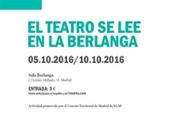 EL TEATRO SE LEE EN LA BERLANGA