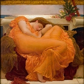La bella durmiente. Pintura victoriana del Museo de Arte de Ponce