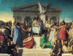 La Apoteosis de Homero, de Ingres